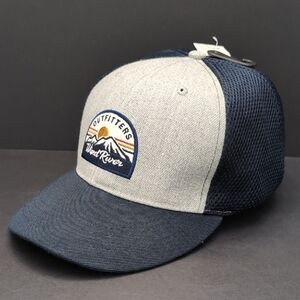 NWT,Wind River, Outfitters Men's Blue/White Mesh,Snap back Hat.